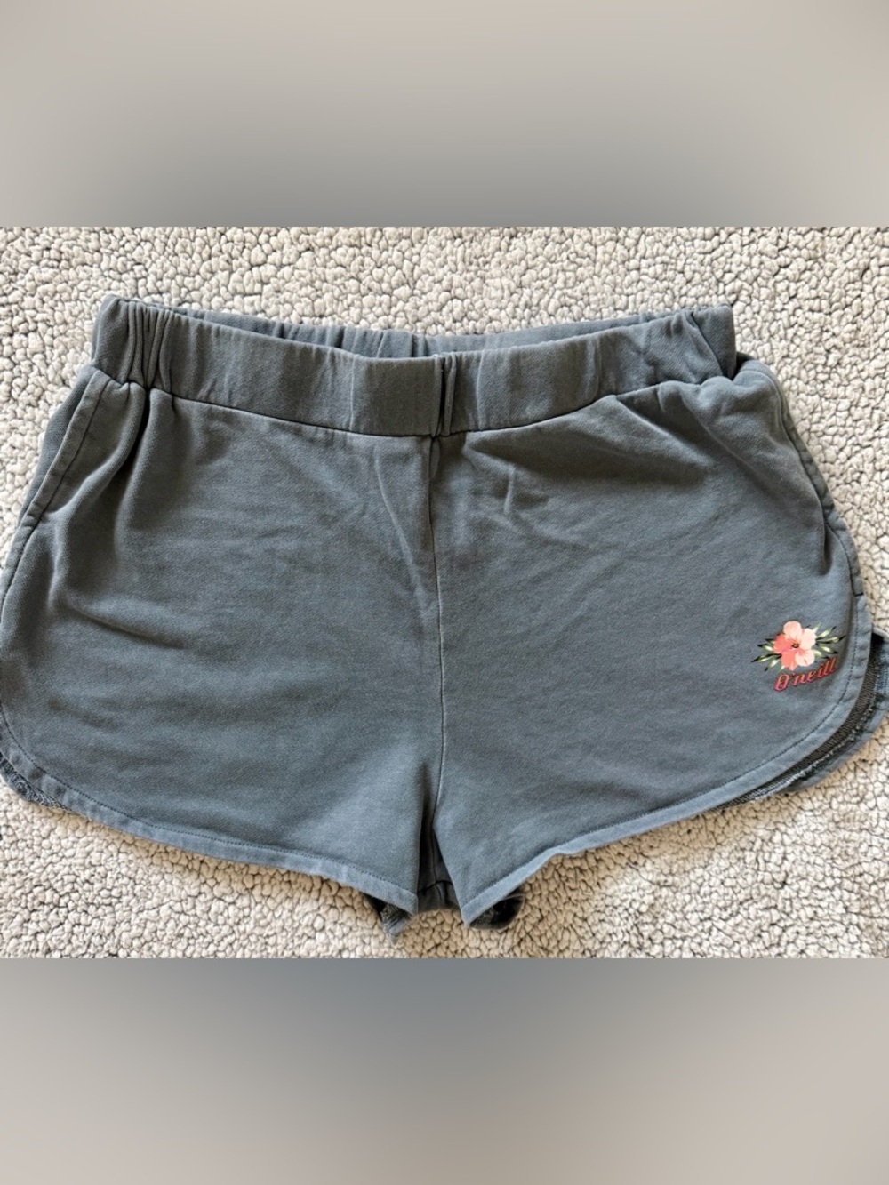 O’Neill - Womens Slate Gray Pull-On Knit Shorts